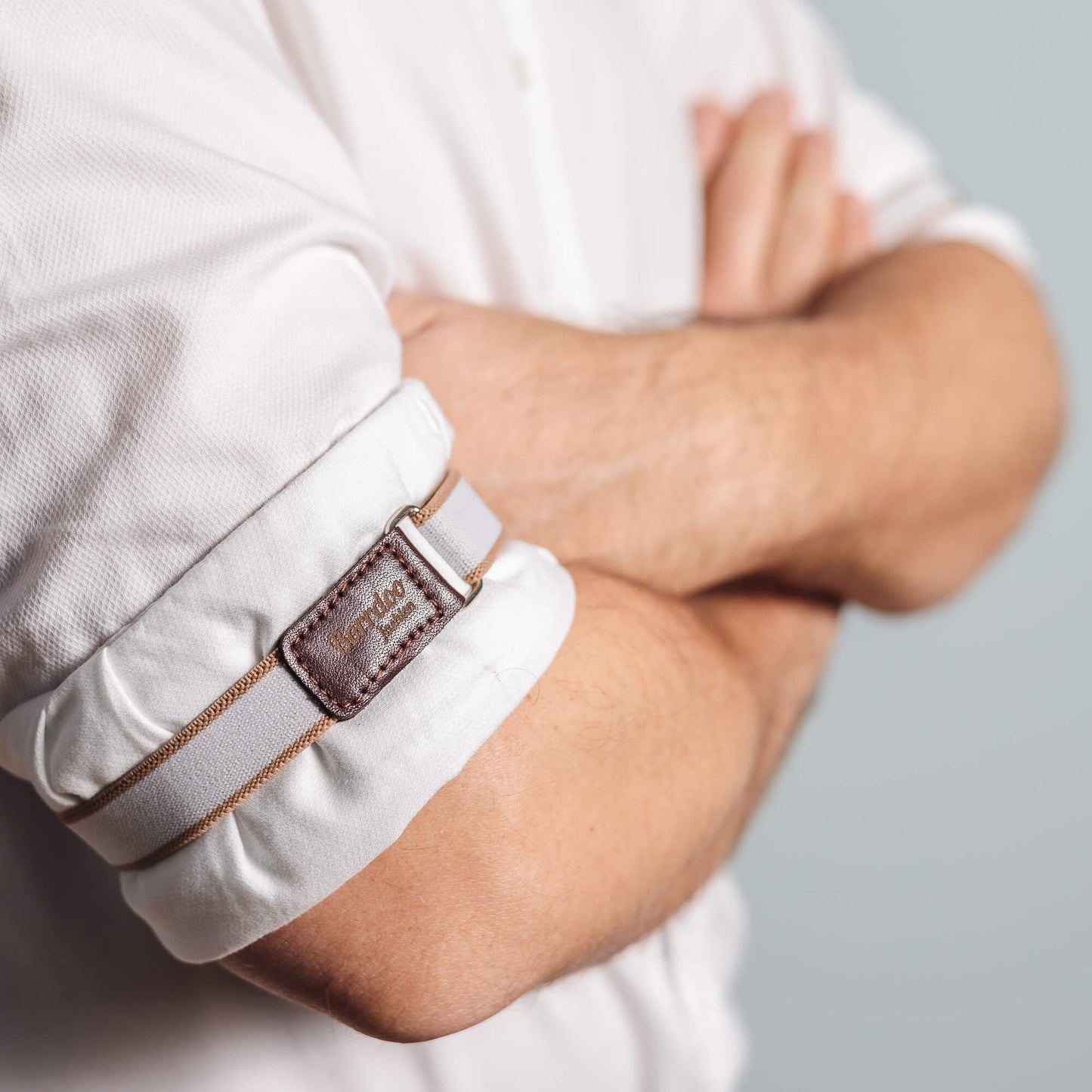 Držači za rukave,belo oker DR007