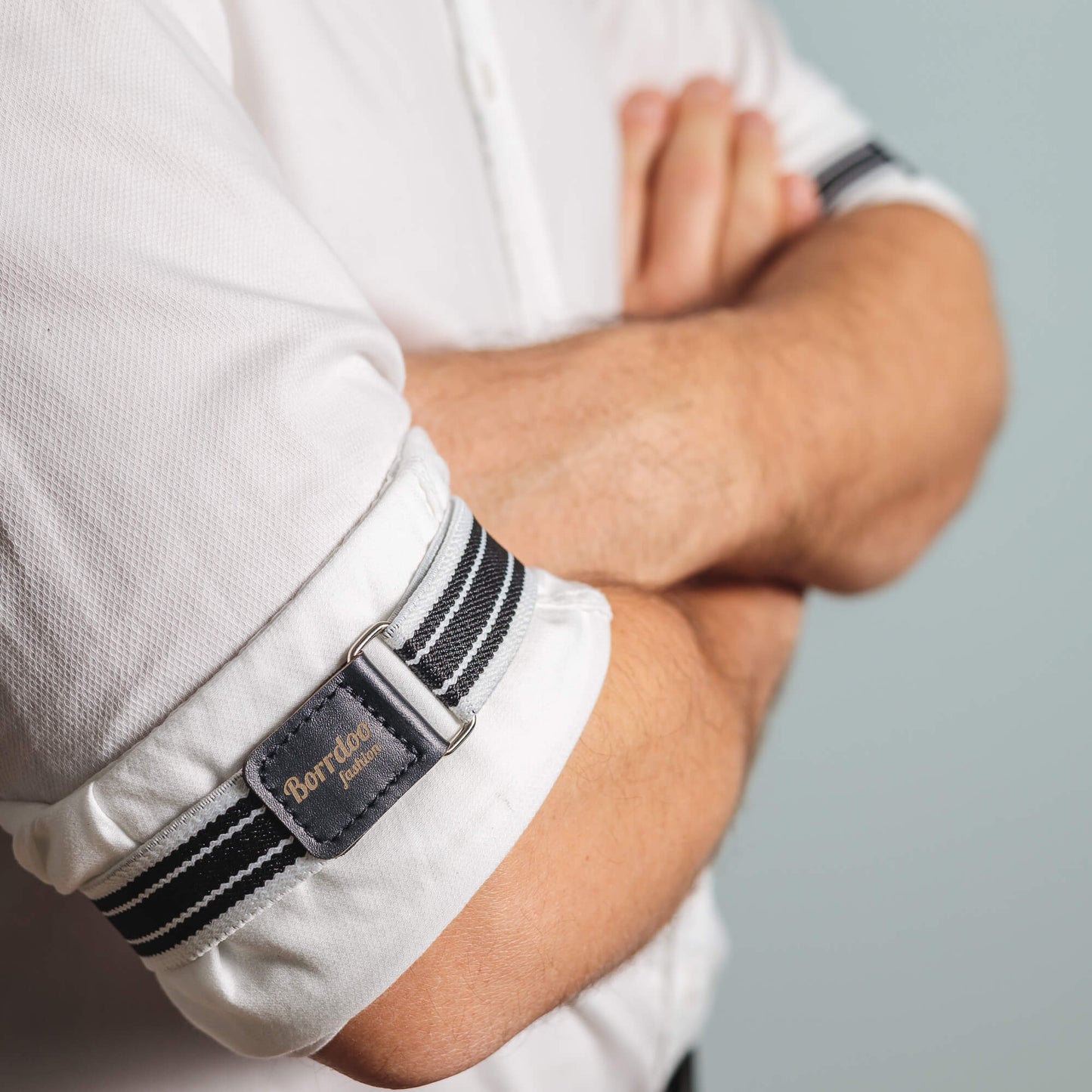 Držači za rukave, crno beli DR005