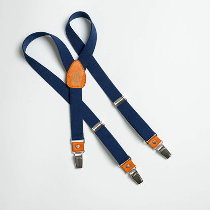 Tregeri za decu, klasik, teget oranž DT016