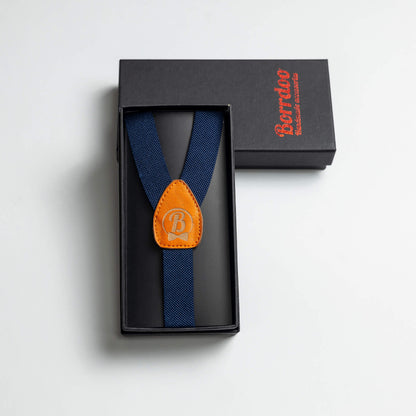 Tregeri za decu, klasik, teget oranž DT016