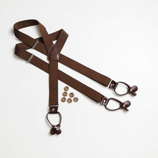 Elegantni tregeri, braon  MT014