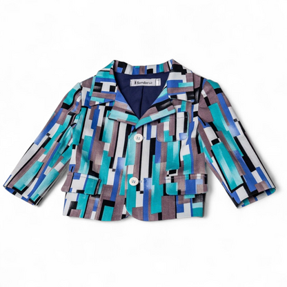 Sako za bebe, mint dezeniran SA003