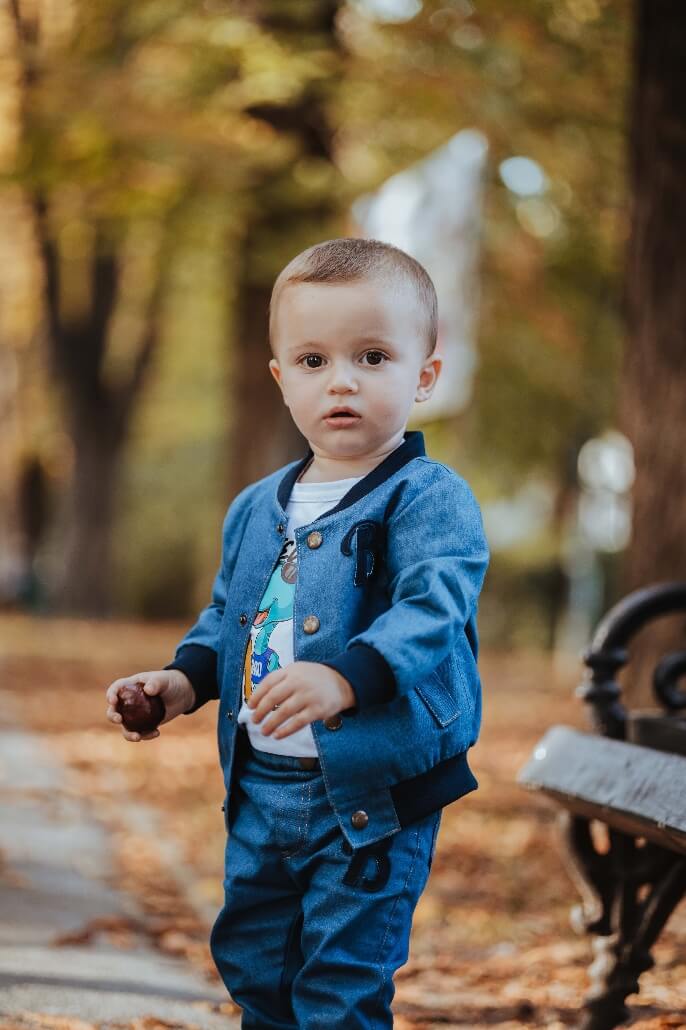 Komplet za bebe teksas SE007