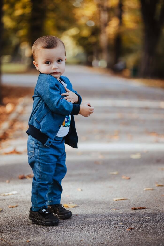 Komplet za bebe teksas SE007
