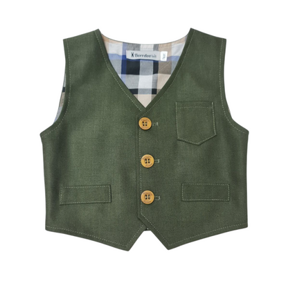 Prsluk za bebe, maslinasti DP1