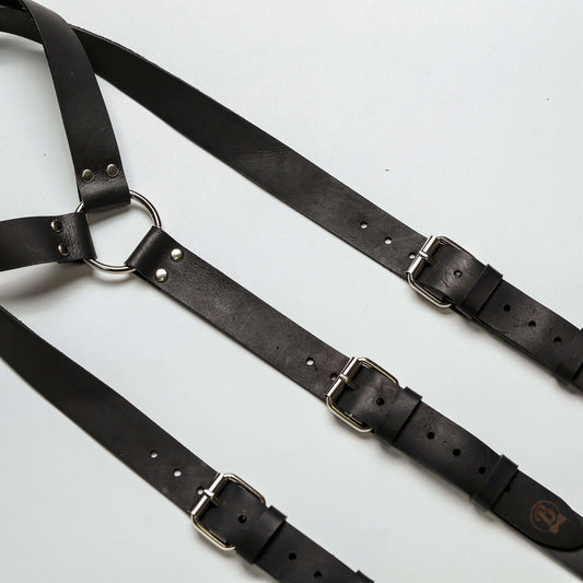 Kožni tregeri crni МТ018