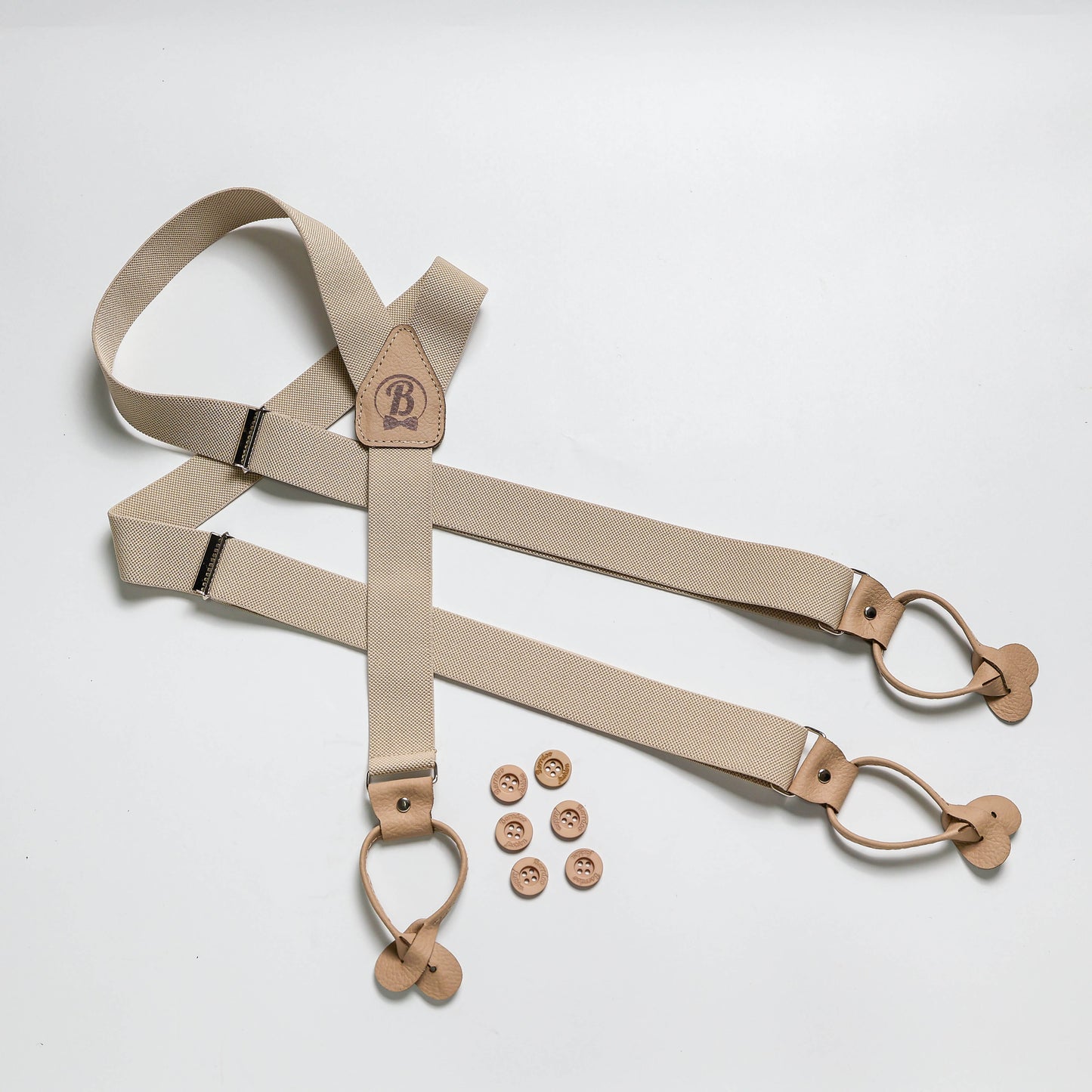 Elegantni tregeri, bež  MT013