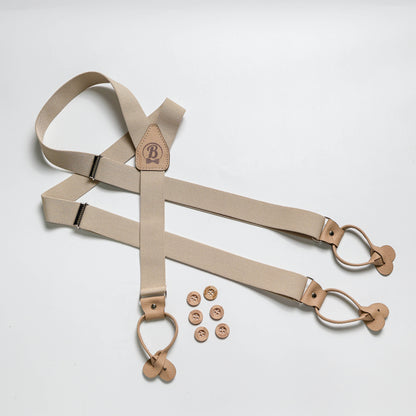 Elegantni tregeri, bež  MT013