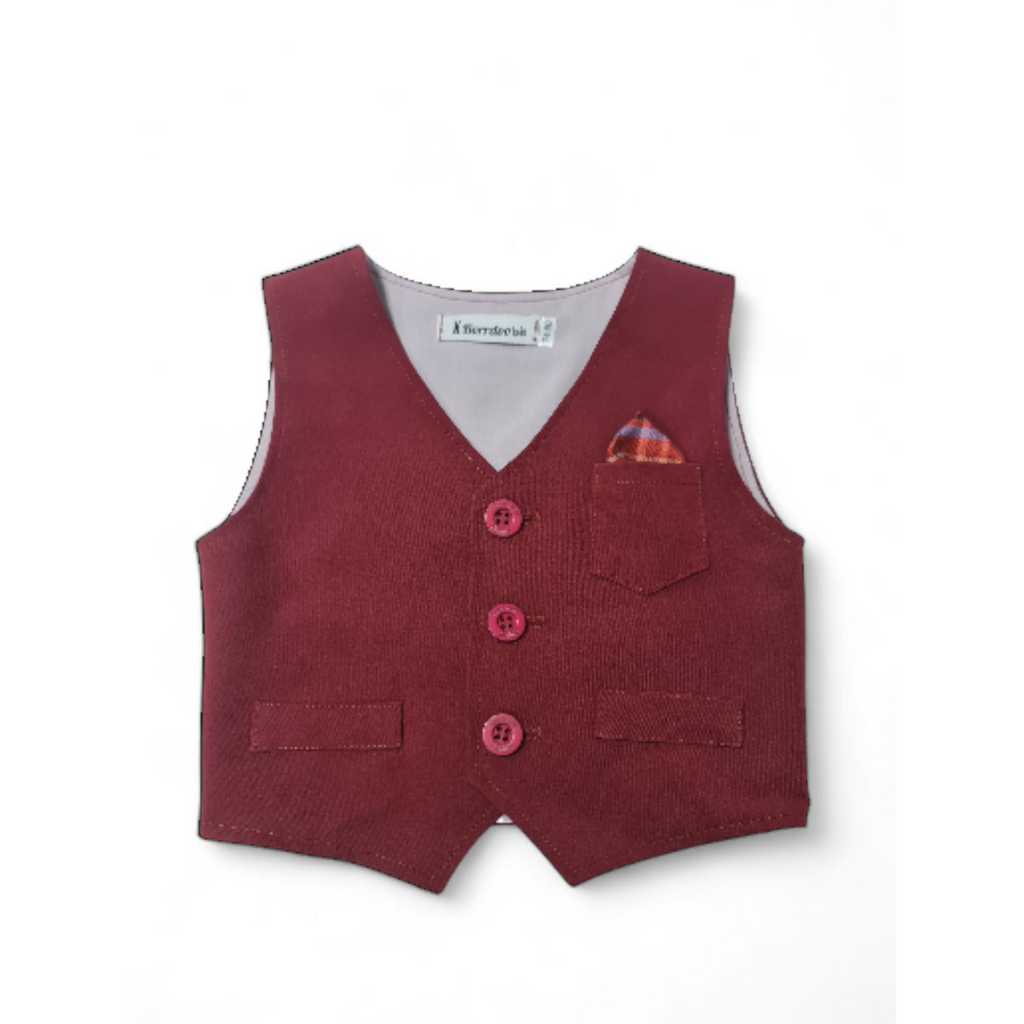 Prsluk za bebe, bordo DP007