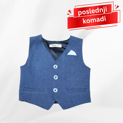 Prsluk za bebe, plavi DP7