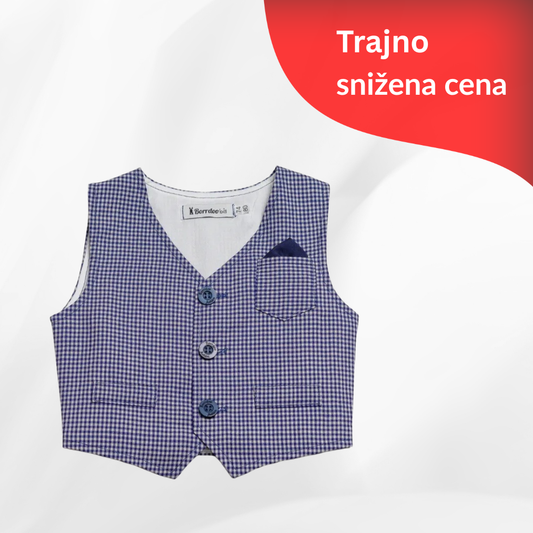 Prsluk za bebe, teget pepito DP4