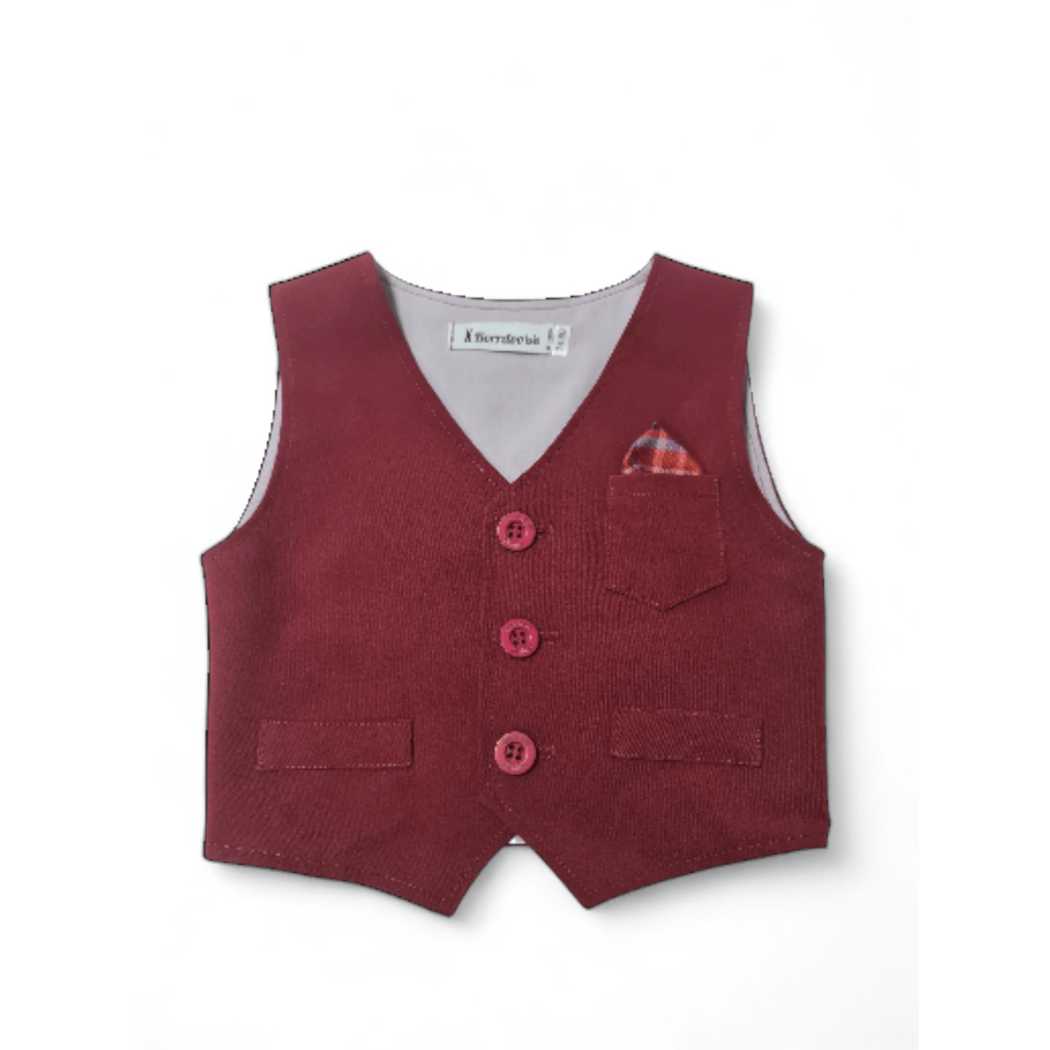 Prsluk za bebe, bordo DP007
