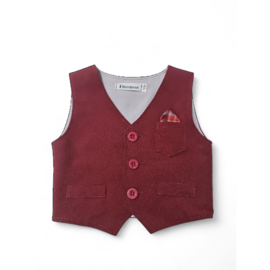 Prsluk za bebe, bordo DP007