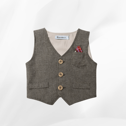 Prsluk za bebe, premium, braon DP003