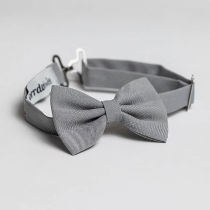 Leptir mašna za decu, siva  LM004