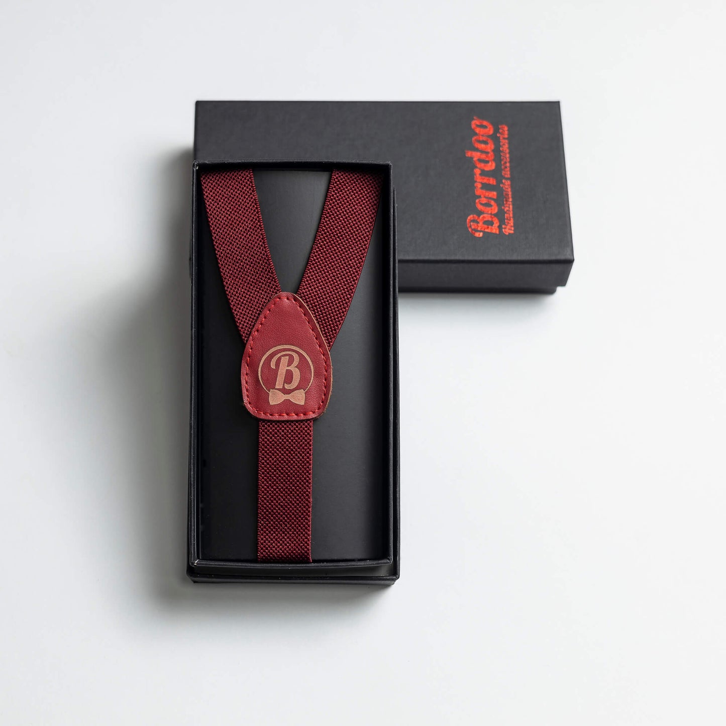 Tregeri za decu, dugme, bordo DT019