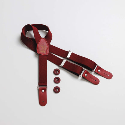 Tregeri za decu, dugme, bordo DT019