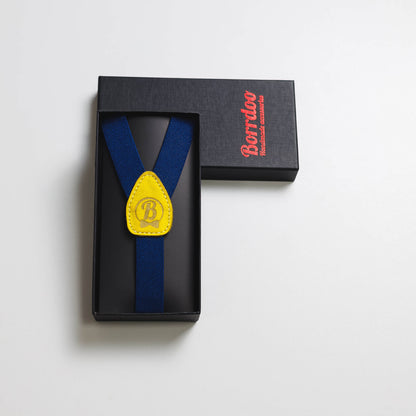 Tregeri za decu, dugme, teget-žuti DT023