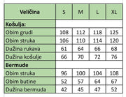 Košulja Letnja pamučna košulja za muškarce – bela BM-K001