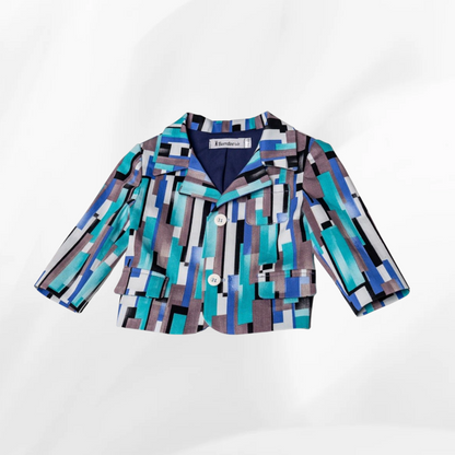 Sako za bebe, mint dezeniran SA003