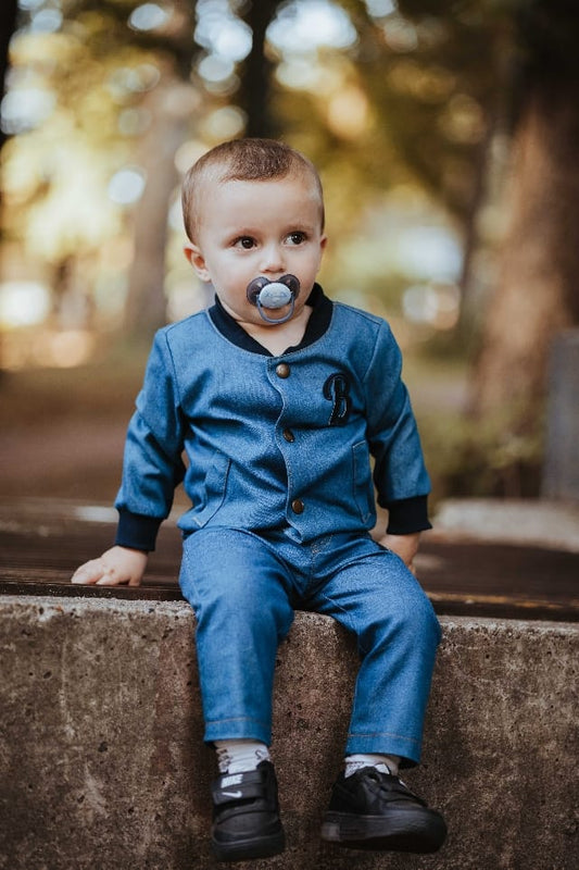 Bebi odeća Jakna za bebe teksas SE001