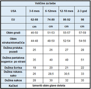 Bebi odeća Odelo za bebu - komplet sa tregerima i mašnom, bež OD006